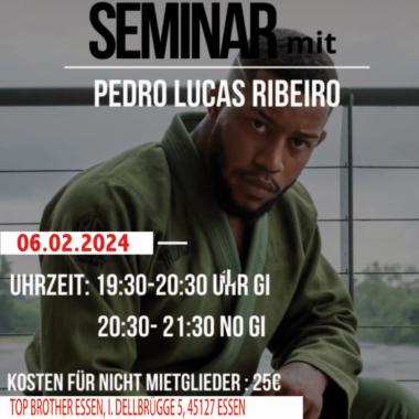 Seminar mit Pedro Lucas Ribeiro