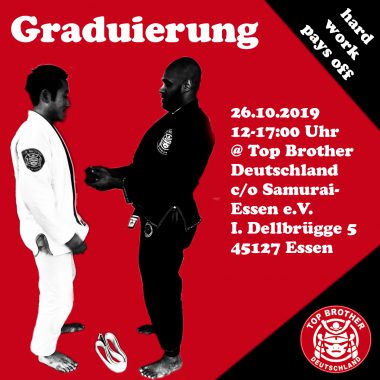 BJJ Graduierung am 26.10.2019